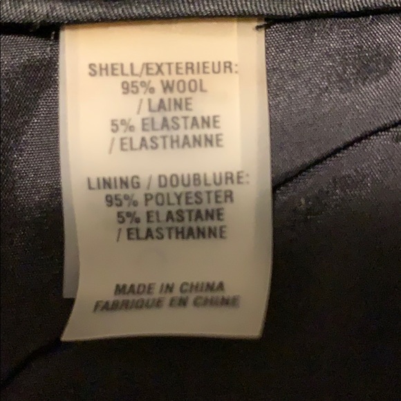 Grey wool Elie Tahari pant.  Never worn. Lined. - Picture 5 of 12